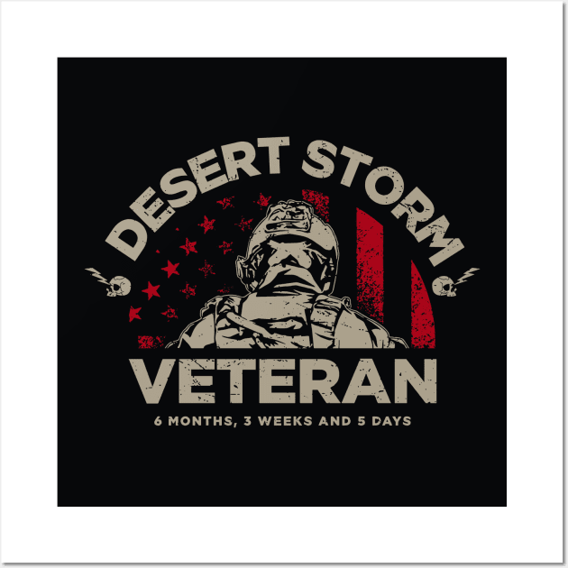 Operation Desert Storm Veteran Wall Art by Distant War